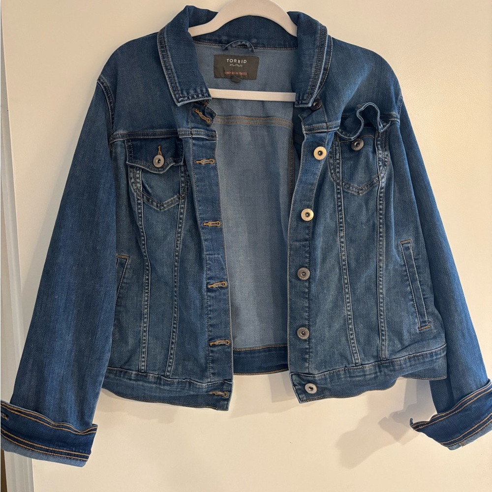 Torrid Classic Blue Denim Jacket
